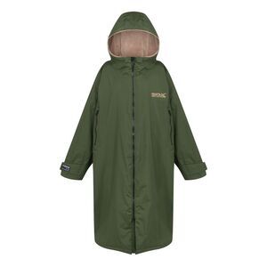 Regatta Unisex Adult Waterproof Fleece Lined Changing Robe / Dark Khaki
